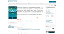 Desktop Screenshot of nanochemres.org